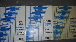 1987 1988 GM Chevrolet Chevy Corsica Beretta Servizio Riparazione Negozio Mauale - £45.40 GBP