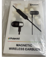 Polaroid Bluetooth Wireless Magnetic Earbuds Headphones Black NEW SEALED - £8.28 GBP