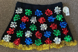 Christmas Holiday Women’s Ugly Sweater Skirt Size 2X(Black/Red/Green)New-SHIP24H - £38.67 GBP