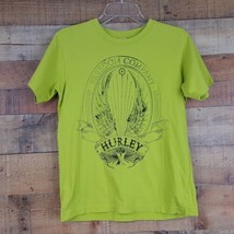 Hurley T-Shirt Boy&#39;s Size L Green TP5 - £6.22 GBP