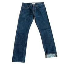 Baldwin Men’s The Reed Classic Straight Selvedge Denim Jeans Sz 31x34 Ma... - $921.74 MXN