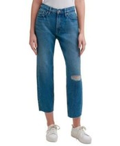 MSRP $80 Calvin Klein Jeans High-Rise Mom-Fit Cotton Ankle Jeans SIZE 31 - £14.07 GBP