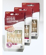 3X24 Kiss Everlasting French Nails Real Shot, New Box,Dry Glue #53245 EFT02 - $19.70 CAD