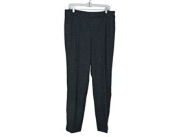 NEW Talbots Navy Blue Gray Houndstooth Stretch Dress Pants Trousers Size 10 NWT  - £38.57 GBP