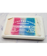 Permanent Blue Ink Pad for Stamping Vintage Abracadada Victorian - €5,12 EUR