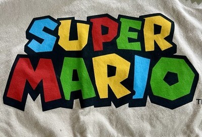 Nintendo Super Mario Kart Tan T Shirt Two Sided Size Medium Mens Item image 4