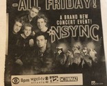 *NSYNC Concert Tv Guide Print Ad Justin Timberlake TPA15 - £4.68 GBP