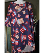 LuLaRoe Irma Americana Manga Corta XL Nuevo con Etiquetas - $21.72 CAD