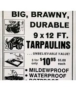 1969 Jay Norris Tarps Tarpaulins Advertisement Outdoor Storage Supplies ... - $372.45 MXN