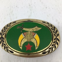 Shriners &quot;Jewel of the Order&quot; Solid Bronze Belt Buckle By Heritage Buckles - £11.74 GBP