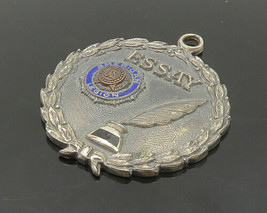 925 Sterling Silver - Vintage Antique American Legion Enamel Pendant - PT16324 - £35.97 GBP