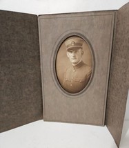 WW1 Young USN Sailor Portrait In Folder 1914 - 1918 - £10.27 GBP