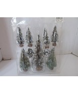 VILLAGE ACCESSORIES LANDSCAPE TREES WOOD TRUNK BASES 9 PIECES  - $168.65 MXN