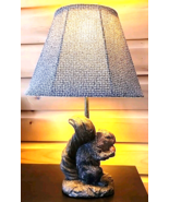 Rustic Lodge Cabin Forest SQUIRREL Table Lamp Light Decor 18&quot; Unique Twe... - €86,01 EUR