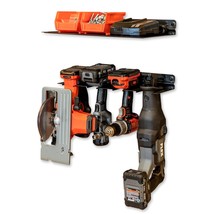 Power Tool Organizer Kit, Holds Drills And Power Tools, Shelf, Wall Moun... - $67.99