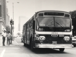 1970s Chicago Transit Authority CTA #3133 Bus King Drive B&amp;W Photograph Illinois - £7.58 GBP