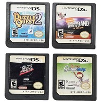 4 Pc Lot - Nintendo DS Naked Brothers Band + Puzzle Quest 2 + Chimps + Scribble - £12.75 GBP