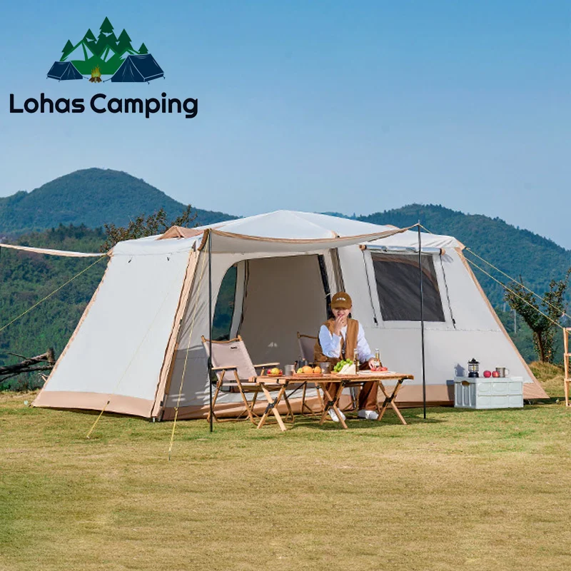 lohascamping Camping Tent 5-8 Person Large Area family 2 rooms outdoor tent - £1,692.36 GBP