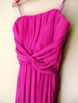 NWT Max And Cleo Katrina Strapless Tie Chiffon Pink Dress MaxAndCleo 12 ... - £71.14 GBP