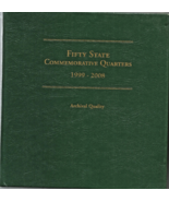 1999-2008 Littleton 50 States P/D Quarter Album LCA48T w/100 Coins &amp; Sli... - $98.01