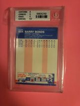 1987 FLEER Barry Bonds #604 - BECKETT 8 (NM-MT) image 2