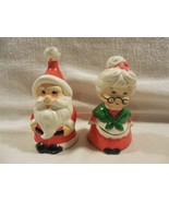Vintage Lefton Japan Christmas Mr &amp; Mrs Santa Claus Salt &amp; Pepper Shaker... - €12,74 EUR