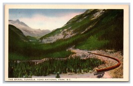 Spiral Tunnels Yoho National Park British Columbia Canada UNP WB Postcard O16 - $1.93