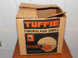 Vintage Tuffie Fiberglass Shell Motorcycle Helmet Box Only! - $59.40