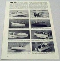 1954 Magazine Photo Kit Boats for Do-It-Yourself 8 Models Shown - £8.14 GBP