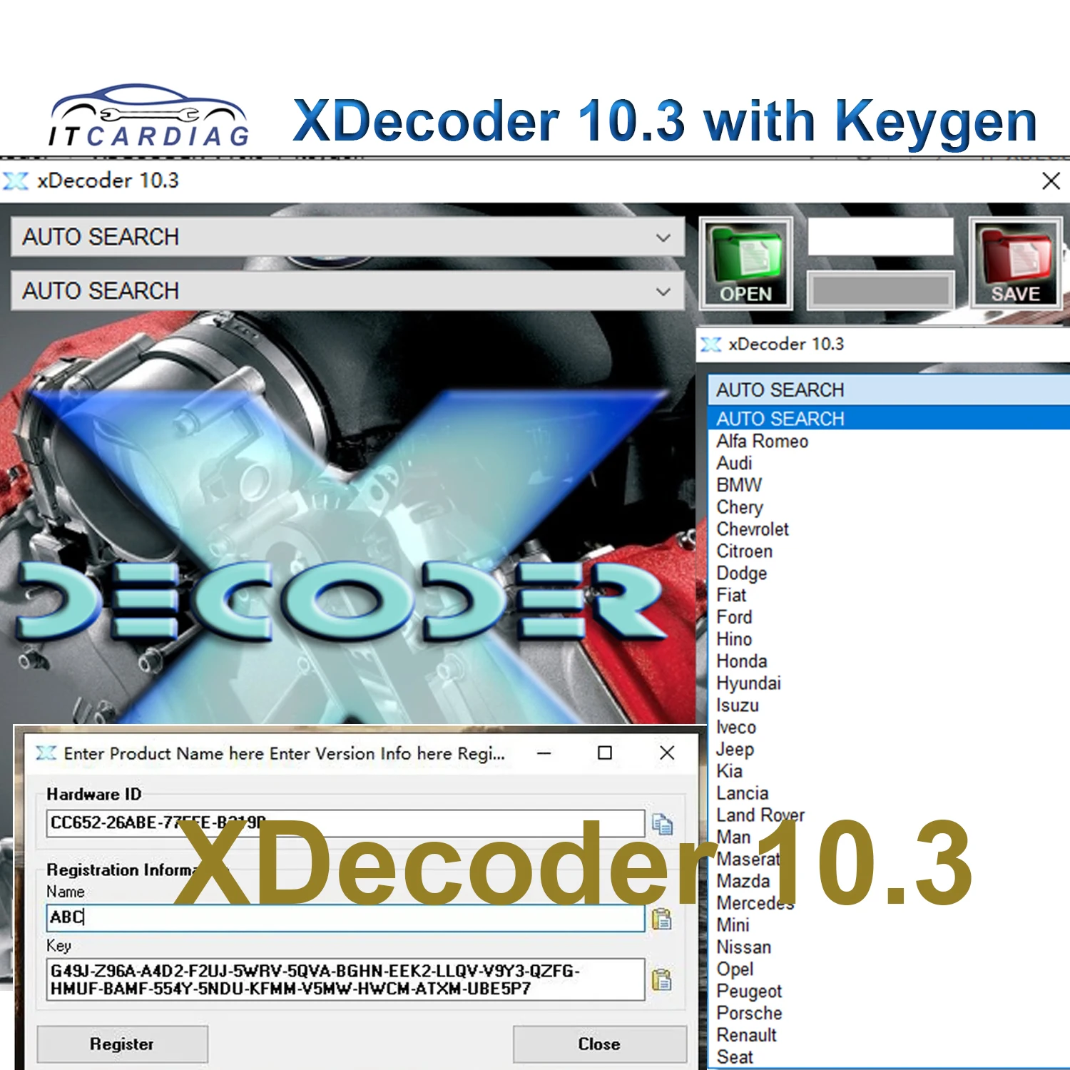 2023 XDecoder 10.3 with Keygen DTC Remover Crack DTC OFF Delete Software License - £92.10 GBP