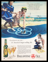 1947 Ballantine&#39;s Largest Selling Ale Vintage Print Ad - $14.20