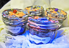 Haunted CUSTOM WITCH JAR TAILORED CUSTOM 50X OIL HERBS ELEMENTS CHARMS MAGICK  image 3