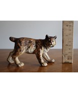 Vintage UCTCI Porcelain Bob Cat Figurine Japan Wild Animal Feline 3&quot;H Fo... - $301.72 MXN