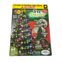 Tree Dazzler LED Christmas Lights Multicolor AS SEEN ON TV 16 Colors &amp; Patterns - £27.97 GBP