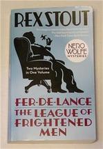 Nero Wolfe Fer-de-Lance/The League of Frightened Men by Rex Stout 2008 SC - £7.98 GBP