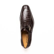 Genuine caiman crocodile and lizard Shoes Toluca Brown image 4