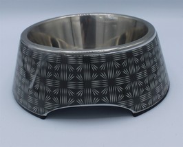 Whisker City Melamine Cat Bowl With Removable Stainless Steel Liner 10.8... - $12.19