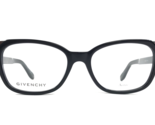 Givenchy Eyeglasses Frames GV0063 807 Polished Black Silver Cat Eye 51-1... - $79.19