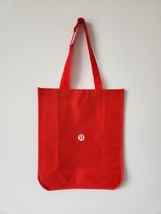 2 X New Lululemon Red Logo Reusable Shopping Gym Lunch Bag Large - £10.07 GBP