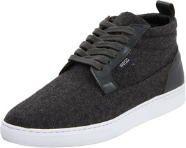 WeSC Men&#39;s Charcoal Melange Hagelin Melton Wool Fashion Sneakers Shoes NIB - £40.41 GBP