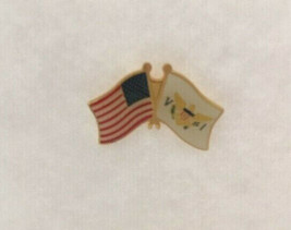 Virgin Islands USA Lapel Pin Crossed Friendship Hat Cap Shirt Tie - $5.89