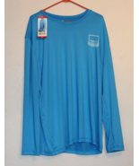 Hurley Blue Heroic Long Sleeve Rash Guard UPF 50+ Sun Protection Size XL... - £31.46 GBP