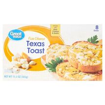 Great Value Five Cheese Texas Toast, 13.5 oz (8 Count), Frozen - $6.99