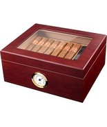 Premium Cigar Humidor for 25-50 Cigars - Elegant Humidor humidor with Hy... - €103,12 EUR