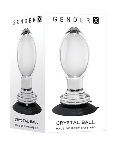 Primary image for Gender X Crystal Ball Plug W/suction Cup - Clear