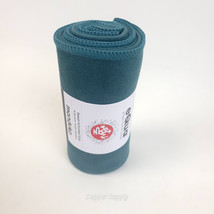 Manduka eQua Yoga Hand Towel Sage Solid Microfiber 26.5x16&quot; Sweat Activa... - $29.69