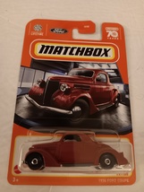Matchbox 2023 #19 Burgundy 1936 Ford Coupe MBX Showroom Series MOC - £7.85 GBP