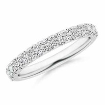 ANGARA Natural Diamond Wedding Band for Her in 14K Gold (Grade-HSI2, 0.75 Ctw) - £925.03 GBP