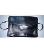 Belle Cadeaux  Vintage Black Briefcase Messenger Bag Genuine Leather ￼WE... - $98.68 CAD
