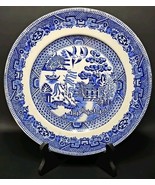 Antique Blue Willow 8 3/4&quot; Plate Warranted Staffordshire by W Adams &amp; Ss... - €58,47 EUR